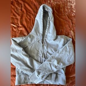 Brandy Melville/John Galt cropped zip up sweatshirt